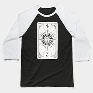 The Sun Tarot Card Reader Astrology Occult Baseball T-Shirt